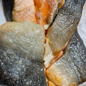 甘塩鮭のふっくらグリル焼き